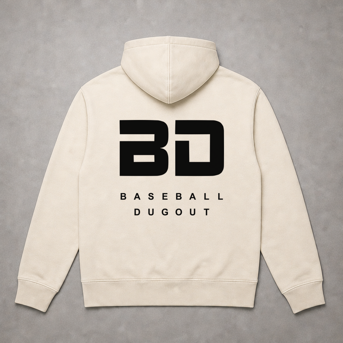 Block Hoodie - White
